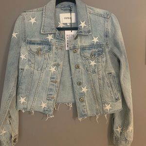 Pistola Light Blue Jean Jacket with White Stars